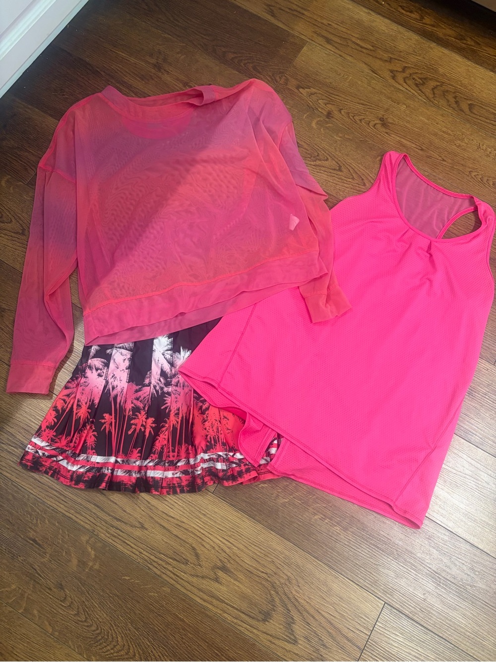 🌴🎾🌺 Lucky in Love Tropical 3-Piece Tennis Collection 🌺🎾🌴